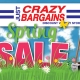 spring sale just crazy bargains